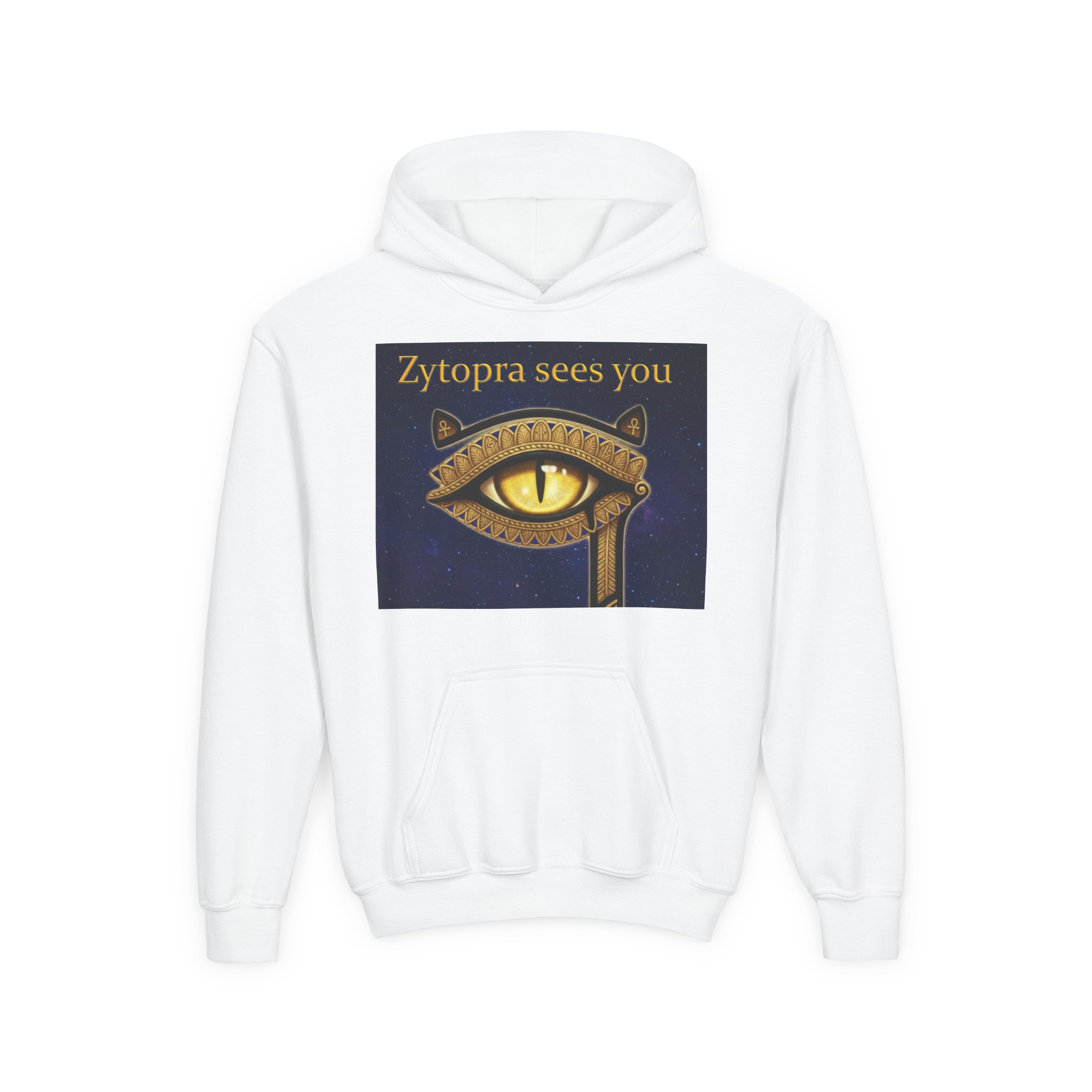 Zytopra Sees You eye design Hoodie | Youth hoodie