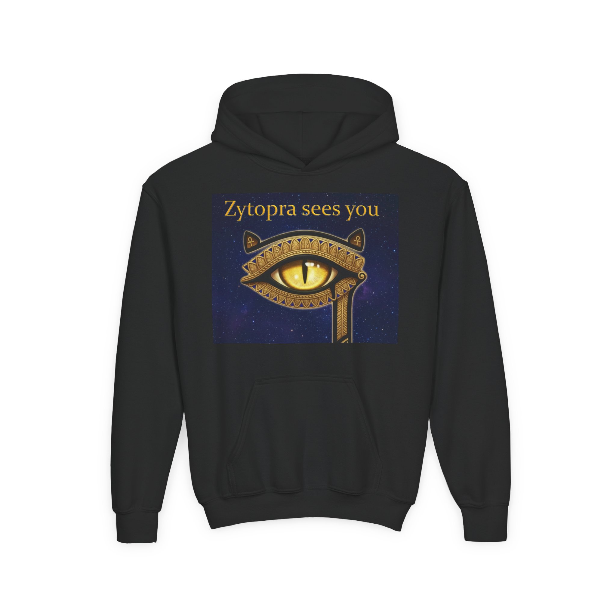 Zytopra Sees You eye design Hoodie | Youth hoodie - Image 5