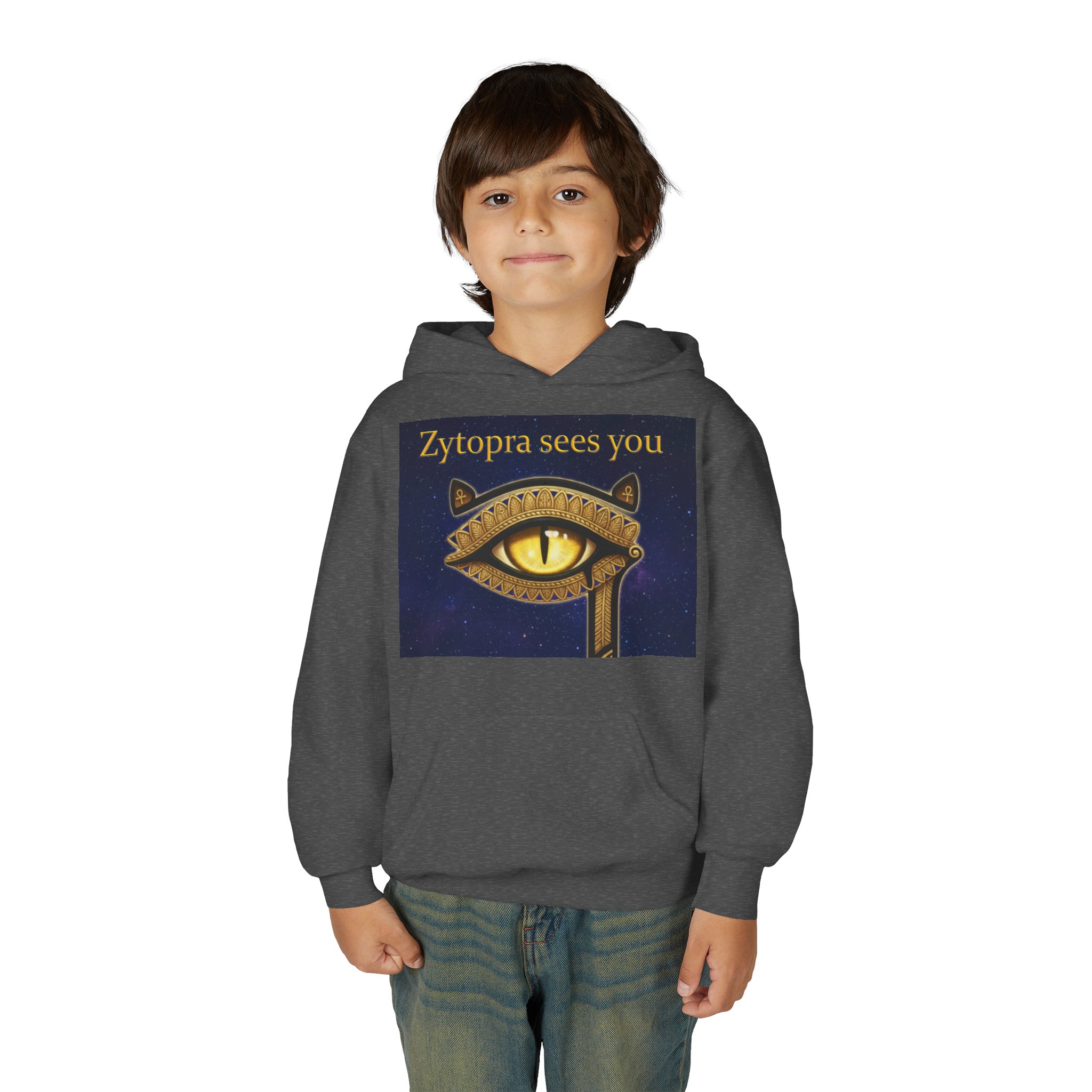 Zytopra Sees You eye design Hoodie | Youth hoodie - Image 19