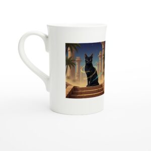 White 10oz Porcelain Slim Mug