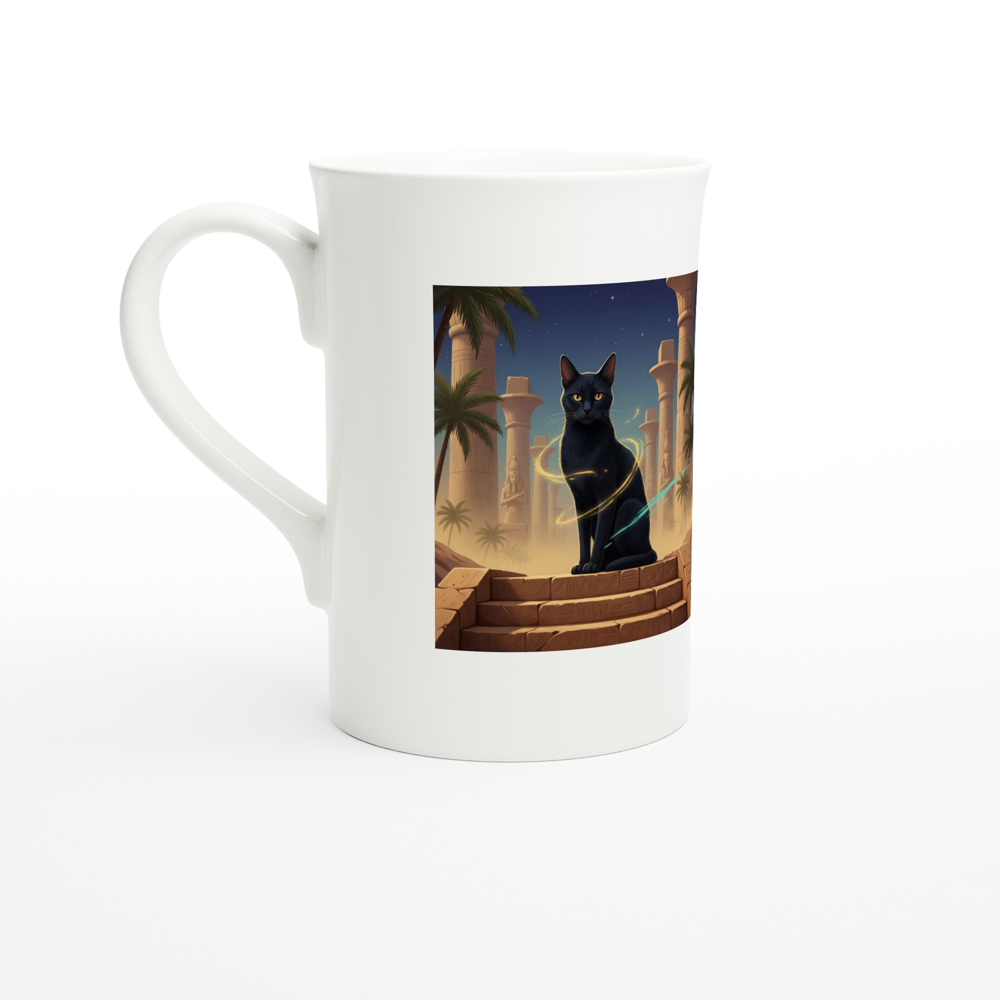 White 10oz Porcelain Slim Mug