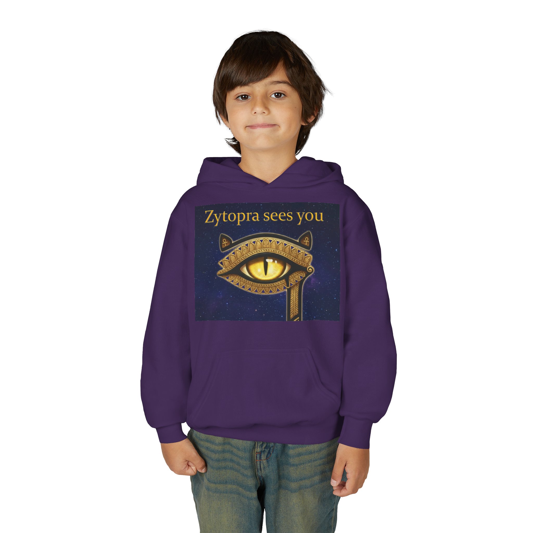 Zytopra Sees You eye design Hoodie | Youth hoodie - Image 31